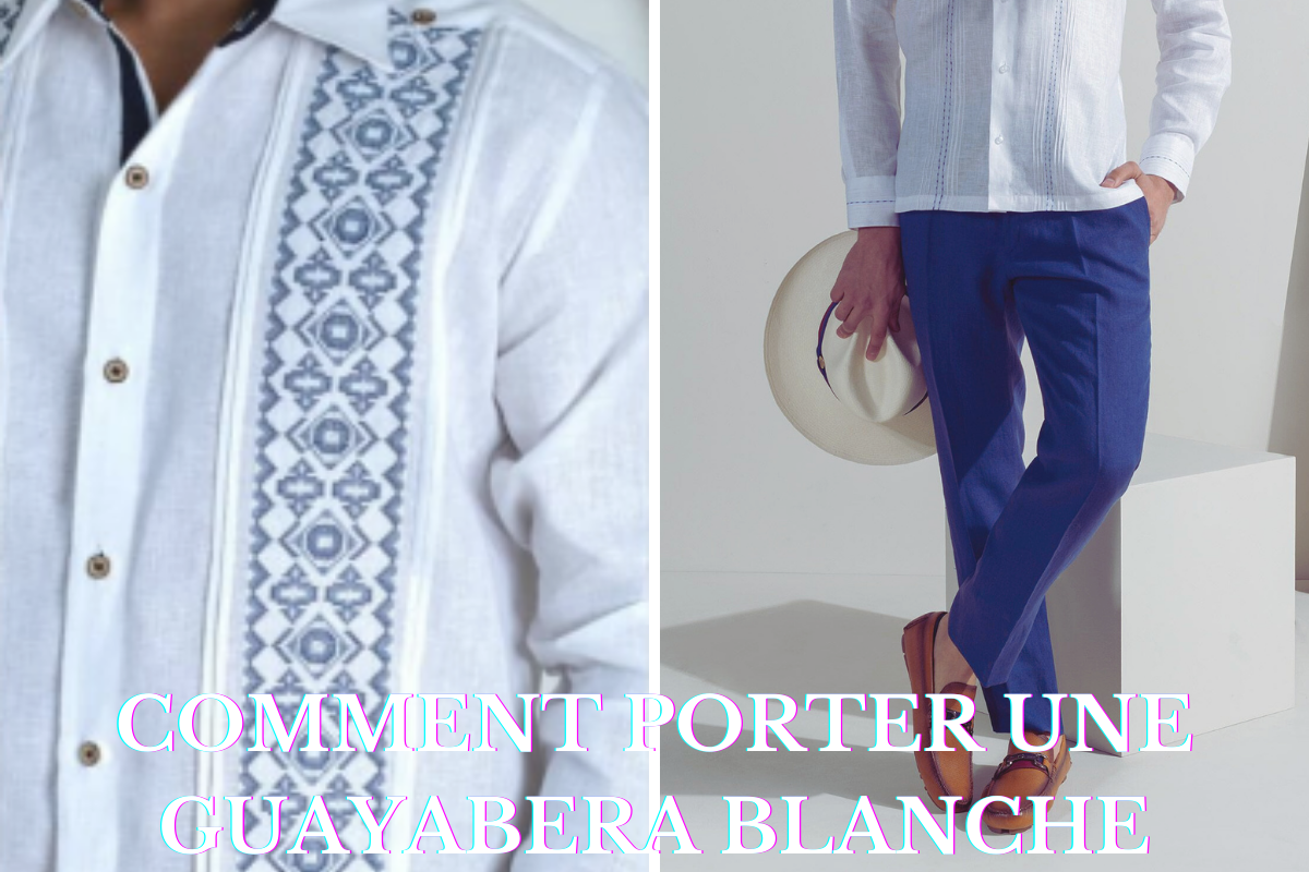 comment porter une guayabera blanche