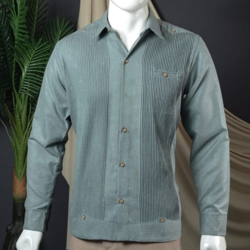 Guayabera présidentielle verte