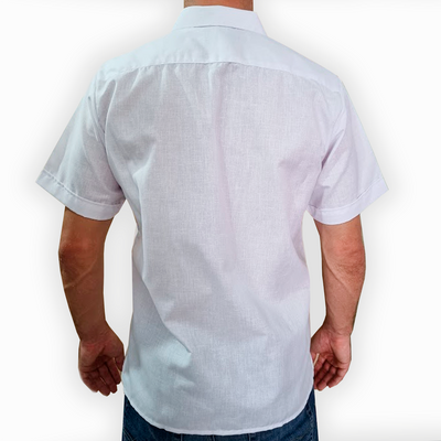 Chemise traditionnelle mexicaine blanche brodée