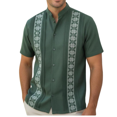 Guayabera Vert Sapin homme