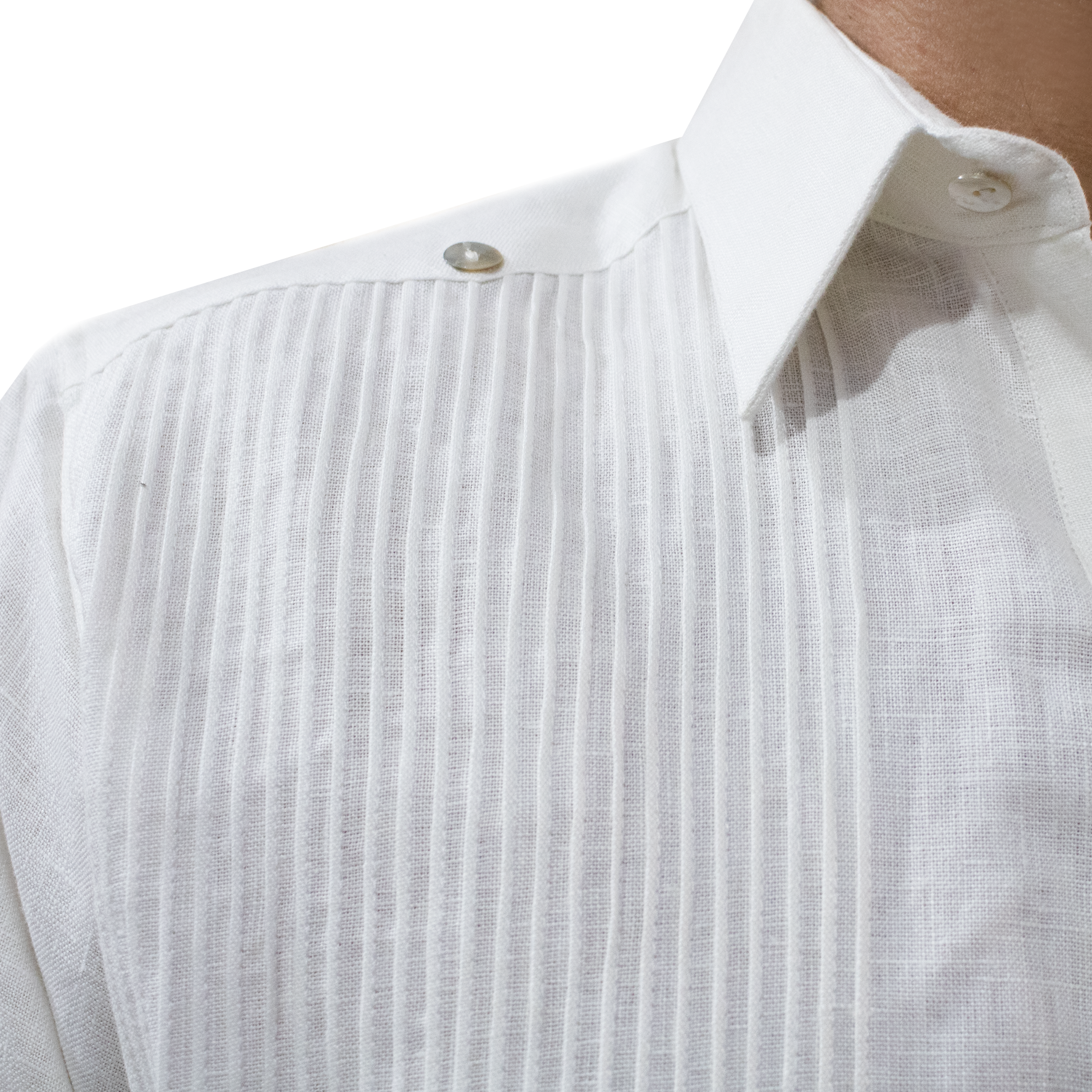 Guayabera en lin pour homme