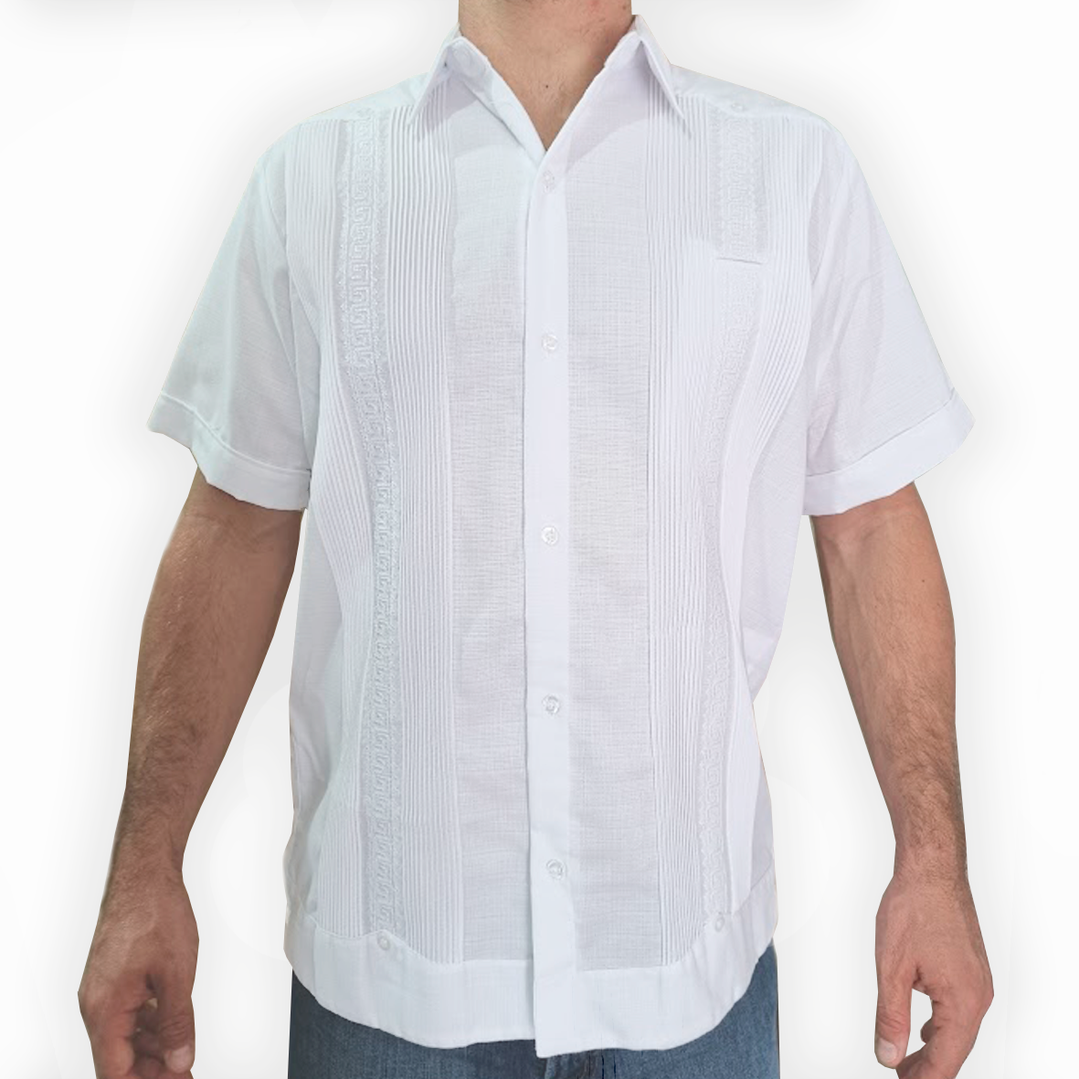 Guayabera blanche originale