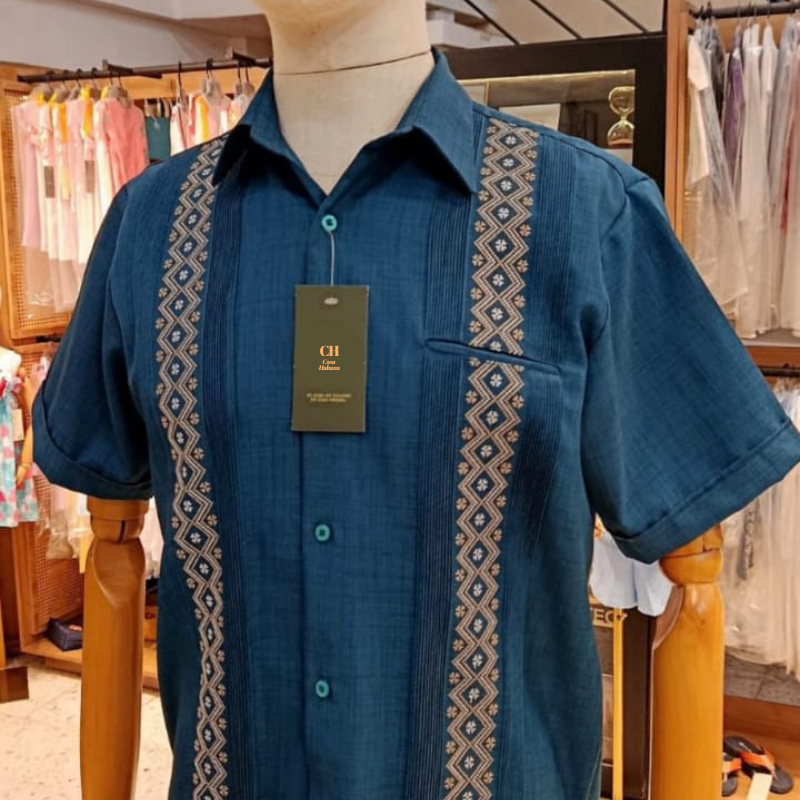 Guayabera Bleu Intense