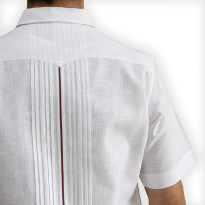 Guayabera de luxe en coton pour homme – style tropical élégant