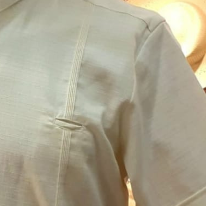 Guayabera Ivoire Col Mao
